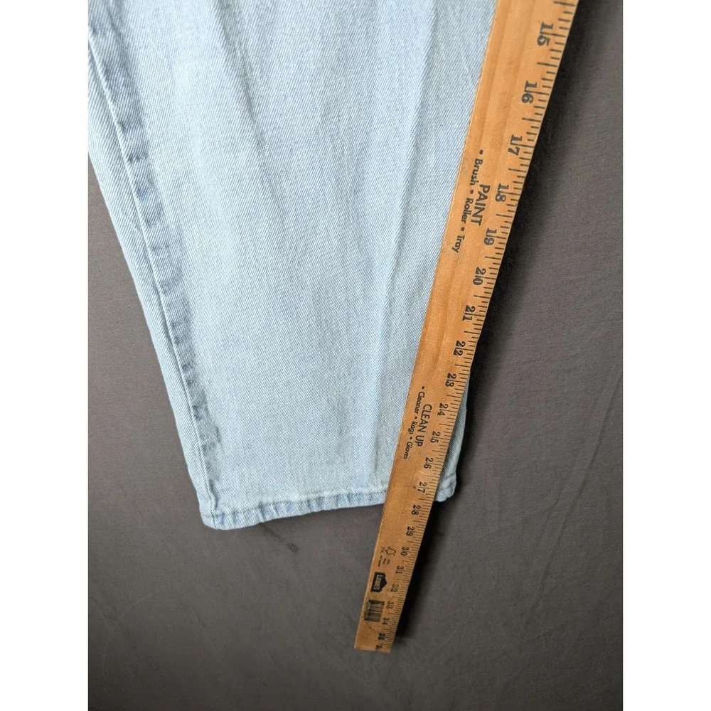 Wrangler Premium Quality Mens Jeans 40x29 Light Wash Denim Straight 97FXVVB